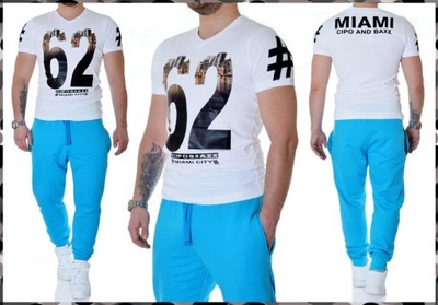 Dres Komplet T shirt Cipo Baxx + Spodnie Dresy XXL