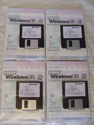 Microsoft Windows 98 PL wyd.1 Klucz/Certyfikat