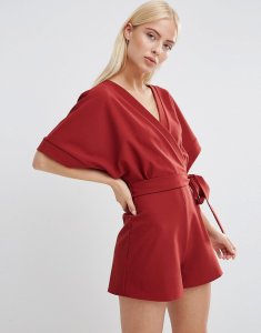 ASOS Kombinezon SZORTY KIMONO 44 XXL