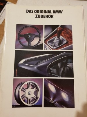 Prospekt BMW - lata 80', 90' katalog wyposażenia