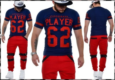 Komplet Player Cipo Baxx T shirt Spodnie Dresy S