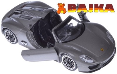 Auto Metal Porsche 918 Spyder Dźwięk Światło 68323 - 5870184661 - Oficjalne Archiwum Allegro