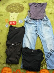 Paka ciążowa spodnie H&amp;M,bluzki H&amp;M,ORSAY
