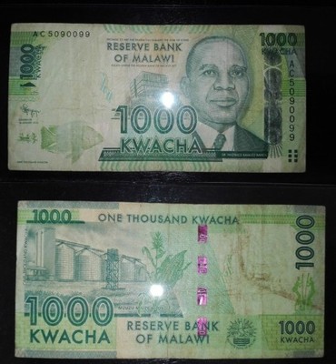 Malawi 1000 Kwacha 2012 P-new