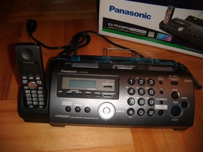 Nowy fax Panasonic KX-FC228PD - Bezprzewodowy