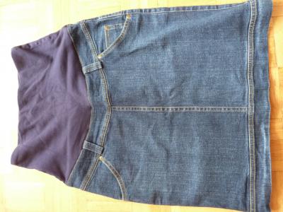 Spódnica spódniczka ciążowa jeansowa M