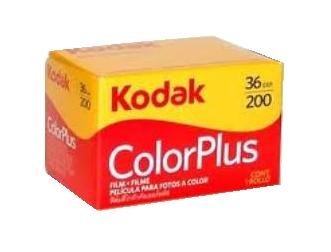 Film Kodak 200/36 Color Plus, klisza, foto.