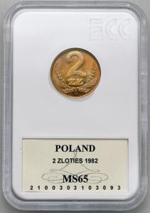 4682. 2 zł 1982 - GCN MS65