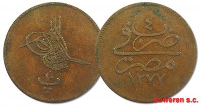 39.EGIPT, ABDUL AZIZ, 10 PARA 1863