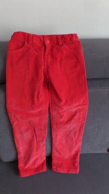 spodnie sztruksy ocieplane Mothercare r.110 4-5lat