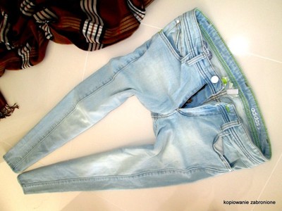 ADIDAS____SKINNY spodnie PLEASE jeans ___28 38