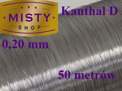 Drut oporowy Kanthal D 0,2 mm 50 metrów PROMOCJA