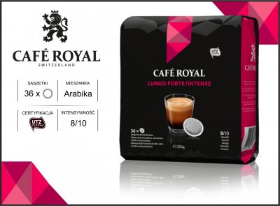 Kawa do Senseo Cafe Royal LUNGO INTENSE 36 pads