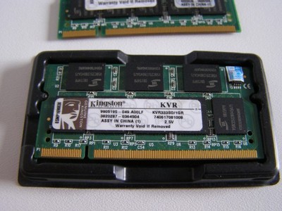 Pamięć do laptopa Kingston DDR 2x 1GB