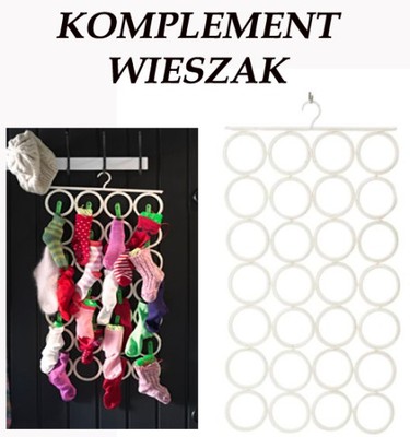 IKEA KOMPLEMENT Wieszak wielofunkcyjny NA SZALIKI - 6099416543 - oficjalne  archiwum Allegro