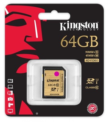 KINGSTON SDXC 64GB UHS-I SDA10/64GB ULTIMATE 90MBs
