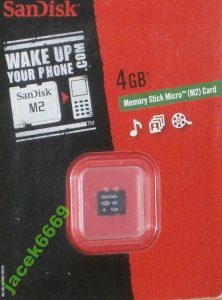 karta m2 memory stick micro 4 GB SANDISK NOWA