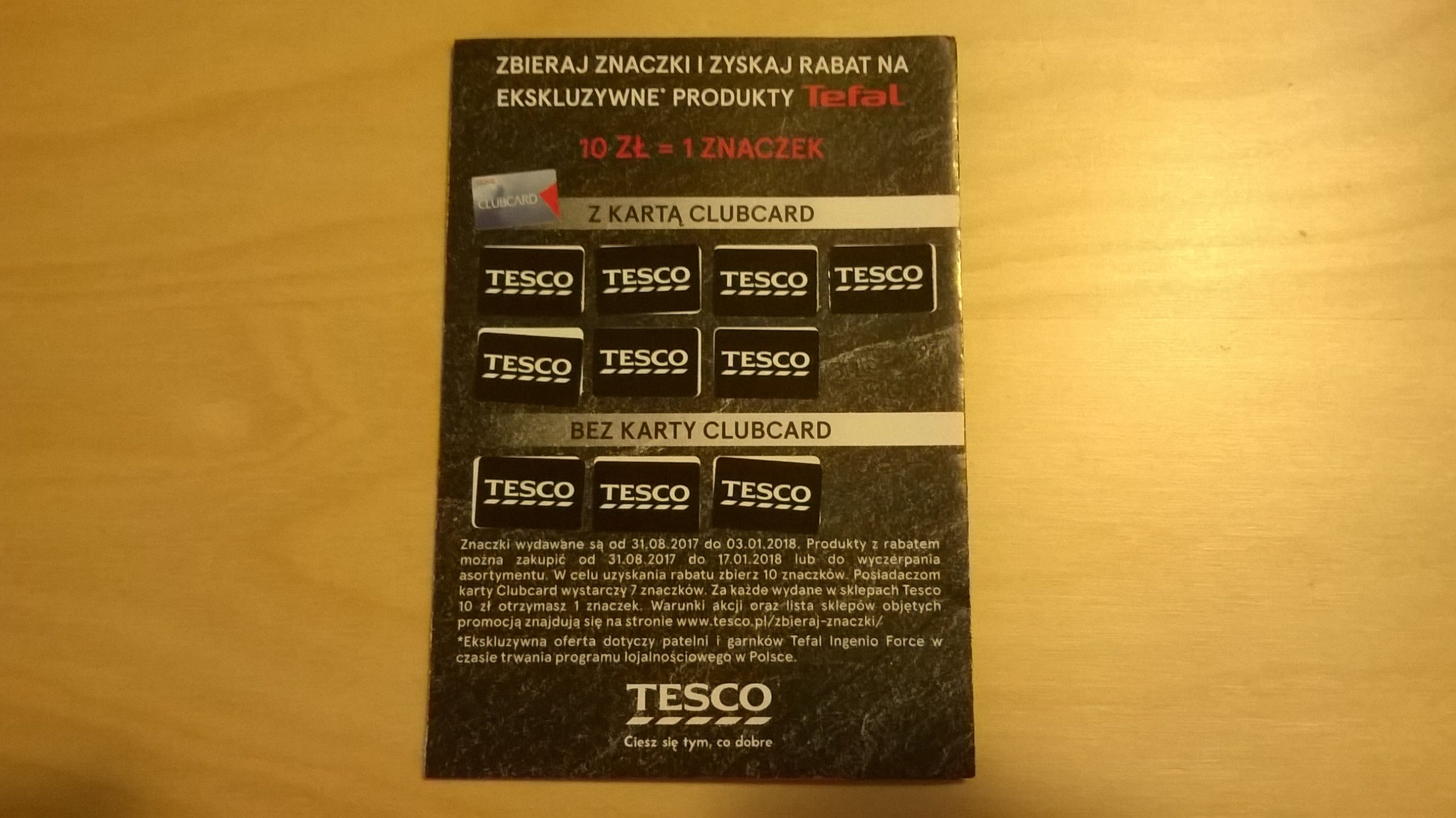 10 szt + album kupony naklejki znaczki Tesco TEFAL - 7040738471 - oficjalne  archiwum Allegro