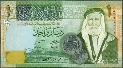 Jordania - 1 dinar 2013 P34/new * UNC * wielbłądy