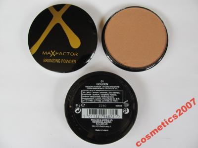 MAX FACTOR Bronzing Powder puder brązujący 01 GOLD - 3937807246 - oficjalne  archiwum Allegro