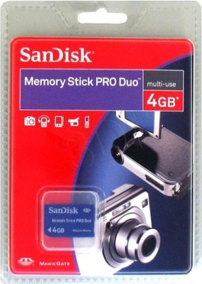 MEMORY STICK karta pamięci SanDisk SONY ProDuo 4GB