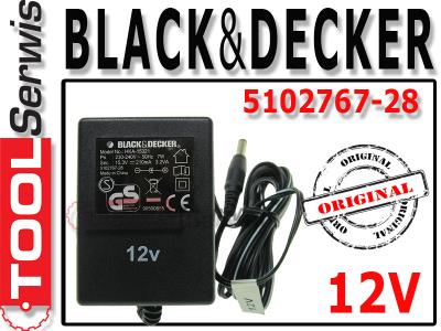 BLACK&DECKER ŁADOWARKA WKRĘTARKI 12V ZASILACZ - 3052777824 - oficjalne  archiwum Allegro