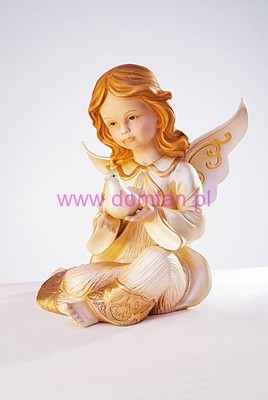 ANIOŁ Porcelanowy aniołek Gabriella - 25 cm