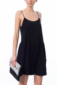 ZARA czarna luźna sukienka L 40 na ramiączkach - 6184129217 - oficjalne  archiwum Allegro