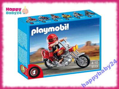 Playmobil 5113 Motocykl typu chopper + Gratis!!! - 3643504851 - oficjalne  archiwum Allegro