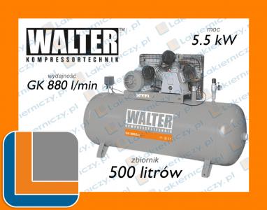 kompresor WALTER GK880-5,5 500L sprężarka +GRATIS