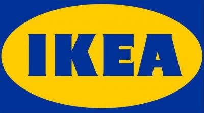 IKEA EMMIE SPETS Pościel komplet 150x200 perkal