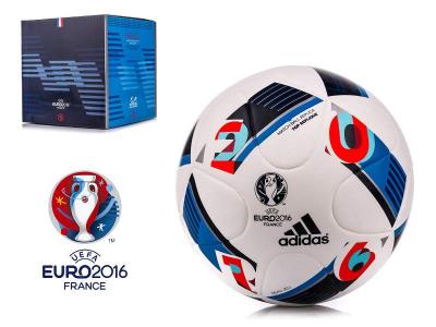 PIŁKA nożna EURO 2016 Replika 5 ADIDAS + KARTONIK - 5805010118 - oficjalne  archiwum Allegro