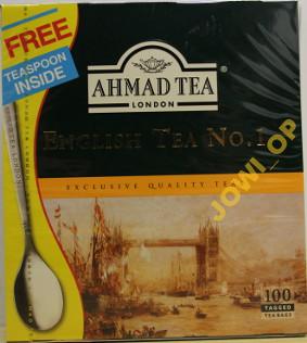 AHMAD TEA No.1 100torebek + łyżeczka gratis