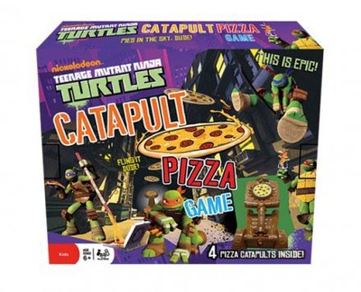 Wojownicze żółwie Ninja GRA Catapult Pizza TACTIC