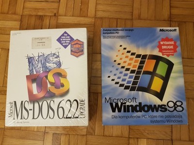 Microsoft DOS 6.22 Windows 98