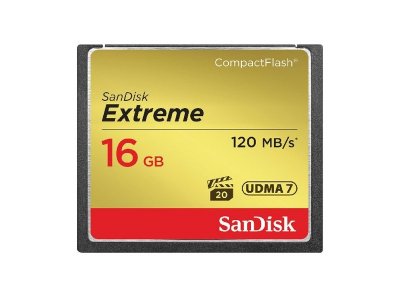 KARTA PAMIĘCI CF SANDISK 16GB EXTREME 120MB/S 800X