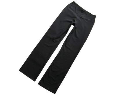 NIKE DRI-FIT wygodne dresowe czarne spodnie S