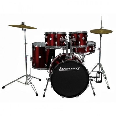 LUDWIG ACCENT FUSE LC170 RED - ZESTAW PERKUSYJNY