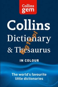 COLLINS COLLINS A GEM DICTIONARY AND THESAURUS