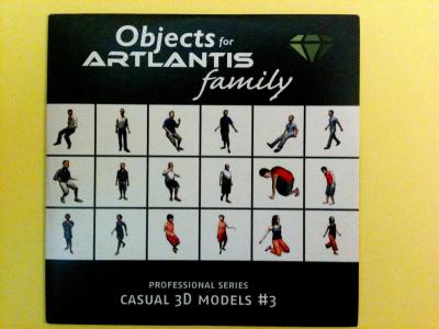 ARTLANTIS Objects - Casual 3D models #3 CD Dysk