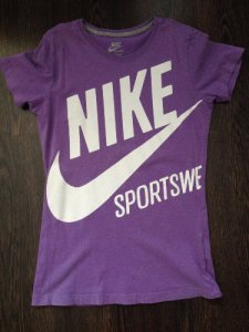 Bluzka fioletowa Nike, t-shirt, M/38, jak nowa!