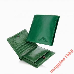 damski portfel WITTCHEN zielony skórzany nowy - 5435674703 - oficjalne  archiwum Allegro