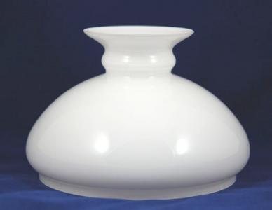 Elegancki biały klosz, 18,8 cm - lampa naftowa