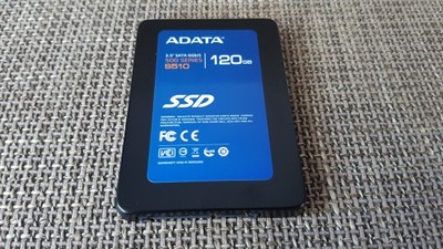 Dysk SSD ADATA S510 120GB - 550 MB/s - jak nowy!!!
