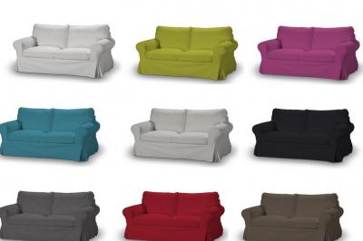 Dekoria, Pokrowiec na sofę EKTORP rozkładaną IKEA - 5061635917 - oficjalne  archiwum Allegro