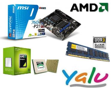 MSI 760GM-P21 AMD SEMPRON 145 2,8GHz DDR3 2GB GW