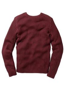Sweter w prążek czerwony 60/62 XXL 970799