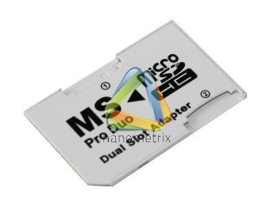 ADAPTER DUAL MICRO SD MS STICK PRO DUO DWIE KARTY