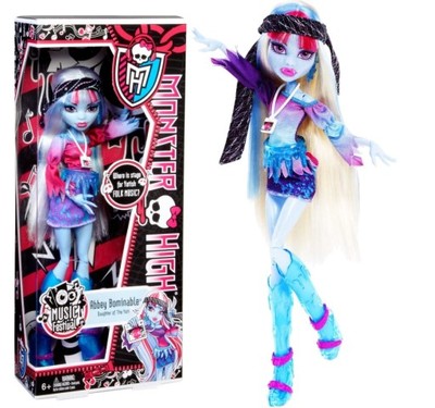 MONSTER HIGH KONCERT ABBEY BOMINABLE Y7695 w 24h