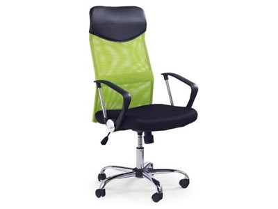 Fotel biurowy VIRE zielony tkanina membra HALMAR